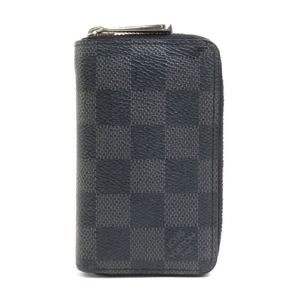 Louis Vuitton LOUIS VUITTON Wallet/Coin Purse Damier Graphite Zippy Coin Canv...